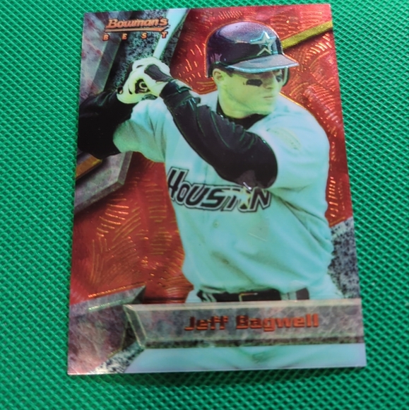 🥎1994 Bowman’s Best Refractor #R53 Jeff Bagwell Hall of Fame SP - Picture 7 of 10